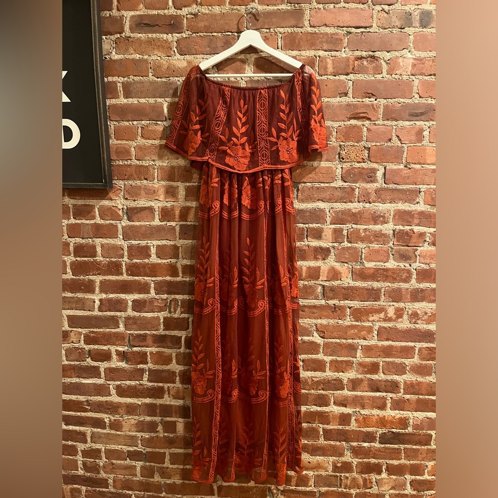 Baltic Born Leon Off The Shoulder Maxi Dress